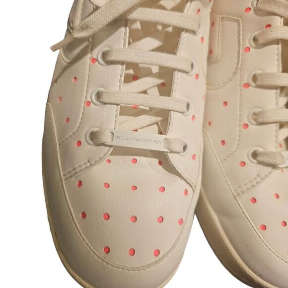 STELLA MCCARTNEY Vegan/Eco Leather Low Top Sneaker - Size 38 / 7 - Picture 7 of 9